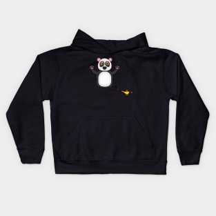 Cute Panda Ghost and Flying Kids Hoodie